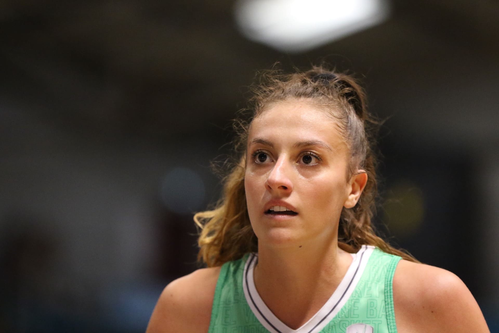 La joueuse de basket Clémentine Morateur de l'ASVEL Villeurbanne Basket Féminin
